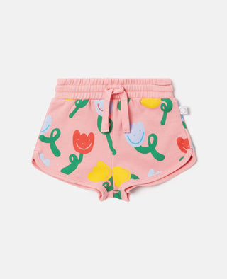 Stella McCartney Kids - All-Over Floral Jersey Shorts