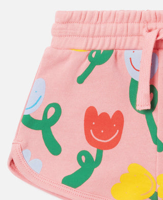 Stella McCartney Kids - All-Over Floral Jersey Shorts