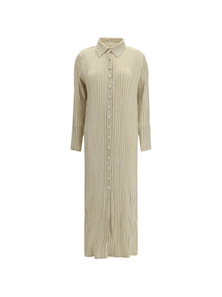 Gongdid Design - Denim Maxi Dress Cream
