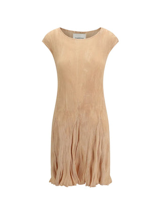 Gongdid Design - Wavy Miny Dress in Peach