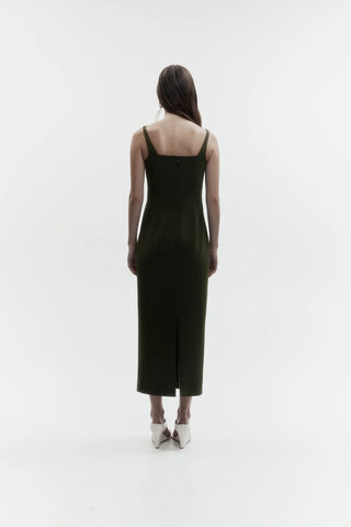 REBE - Column Cape Dress