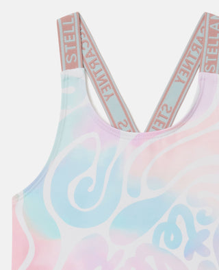 Stella McCartney Kids - Tie-Dye Graphic Swimsuit