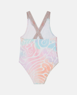 Stella McCartney Kids - Tie-Dye Graphic Swimsuit