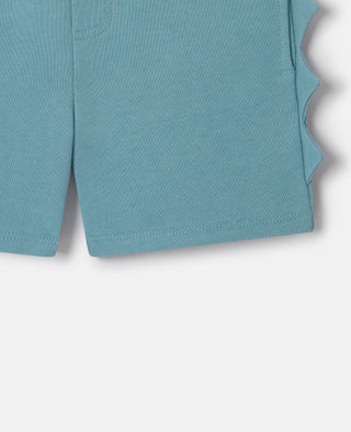 Stella McCartney Kids - Scallop Trim Jersey Shorts