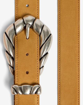 Iro Paris - Embella Suede Belt in Camel