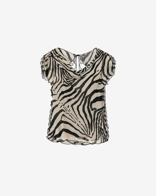 Iro Paris - Tahice Zebra Print Top