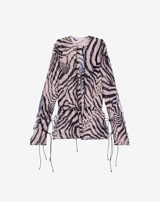 Iro Paris - Trecy Zebra Print Top