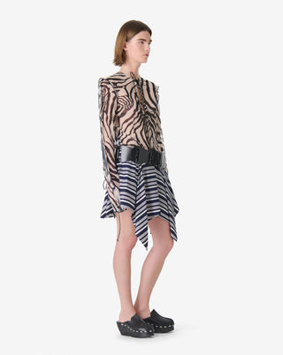 Iro Paris - Trecy Zebra Print Top
