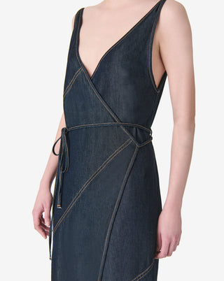 Iro Paris - Rania Denim Wrap Dress