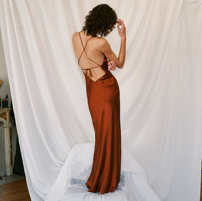 PARISIENNE et alors long backless dress ridder