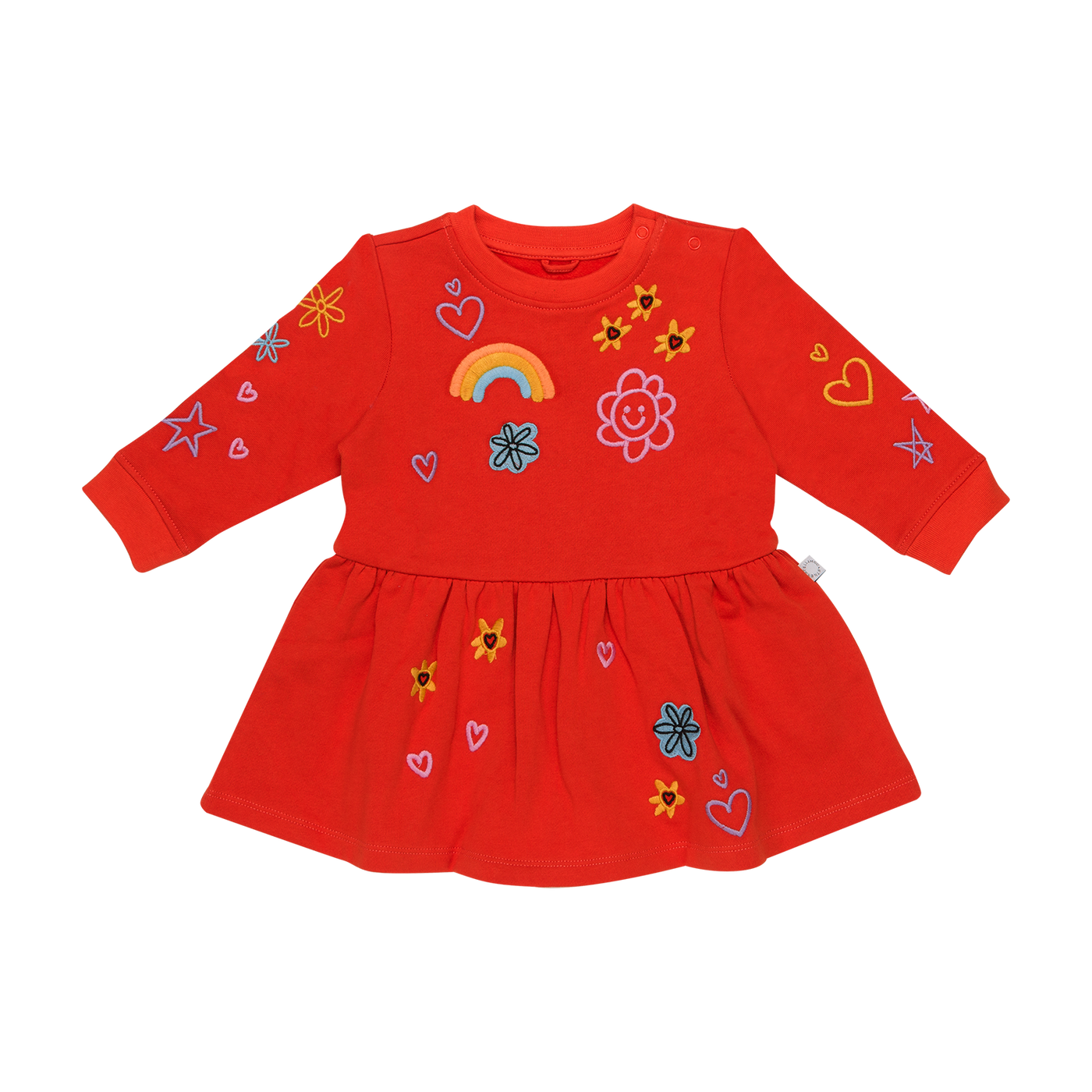 Stella McCartney Kids - Embroidered-Design Cotton Dress