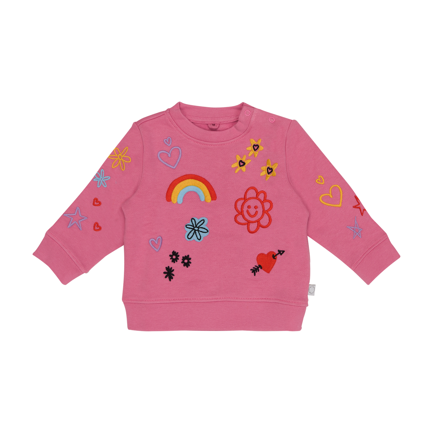 Stella McCartney Kids - Pink crewneck sweatshirt
