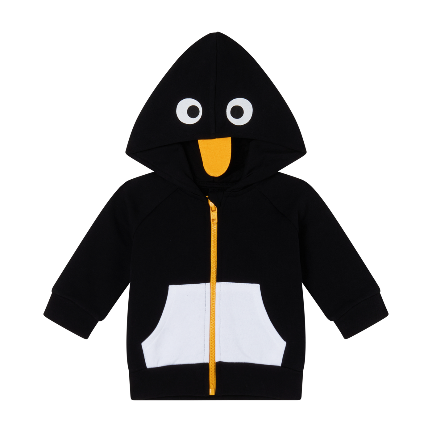 Stella McCartney Kids - Penguin Zip Hoodie In Black