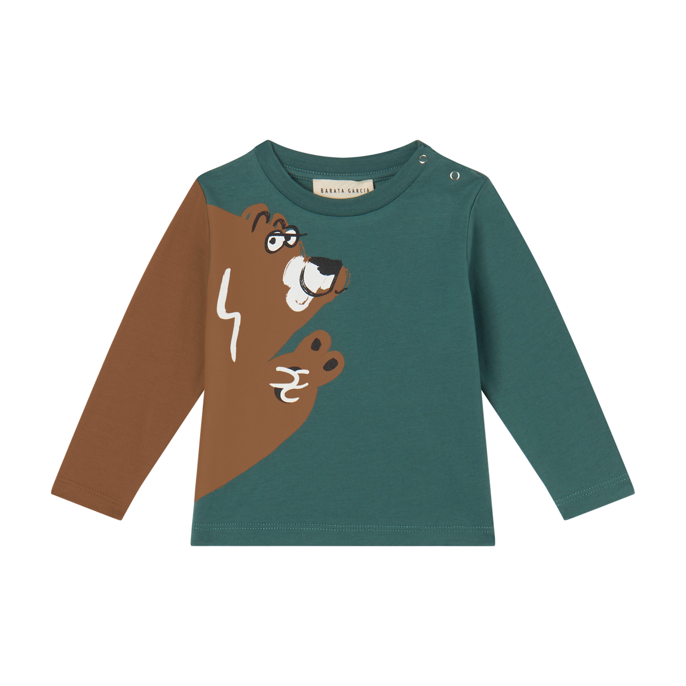 Stella McCartney Kids - Grizzly Bear Organic Cotton Sweatshirt