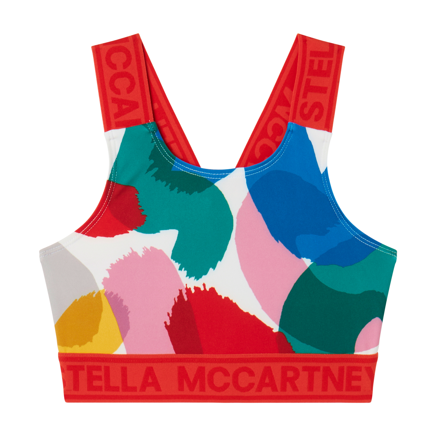 Stella McCartney Kids - Multicoloured Logo Crop Top