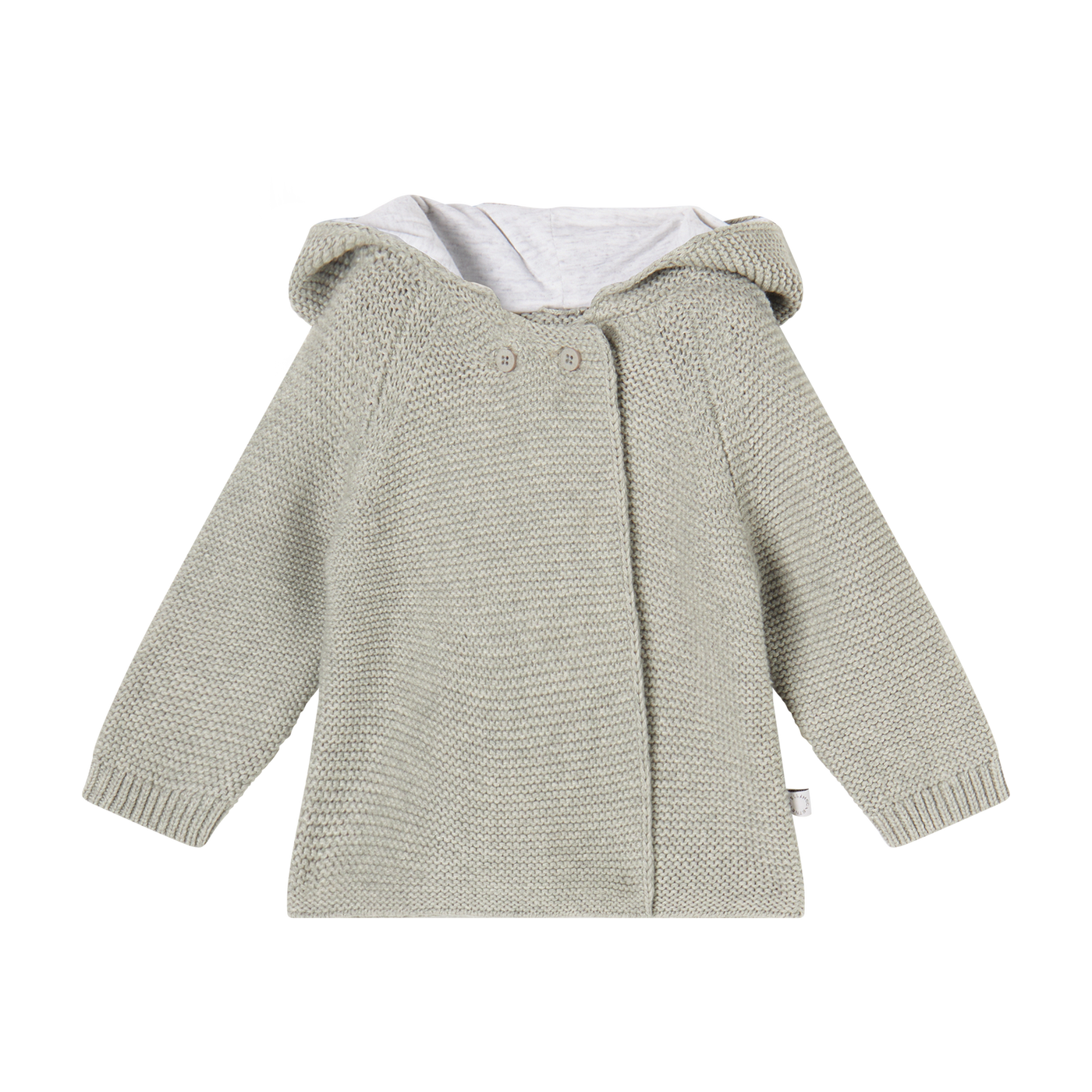 Stella McCartney Kids - Grey Cardigan With Ears On Hood