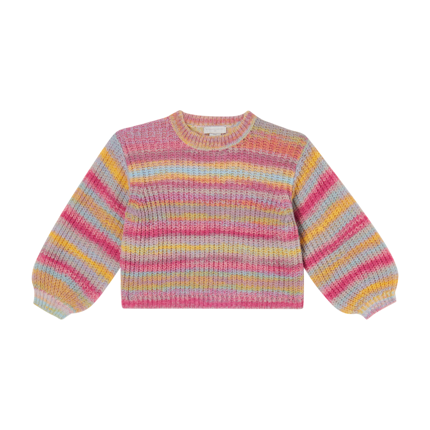 Stella McCartney Kids - Space Dye Multicolored Striped Sweater
