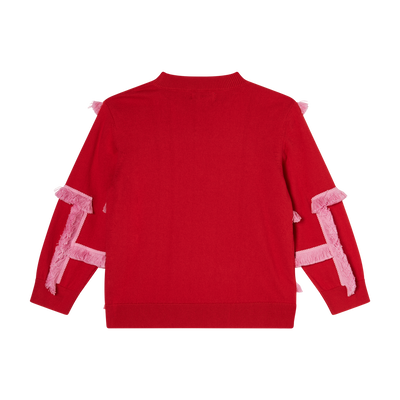 Stella McCartney Kids - SWEATER WITH FRINGES