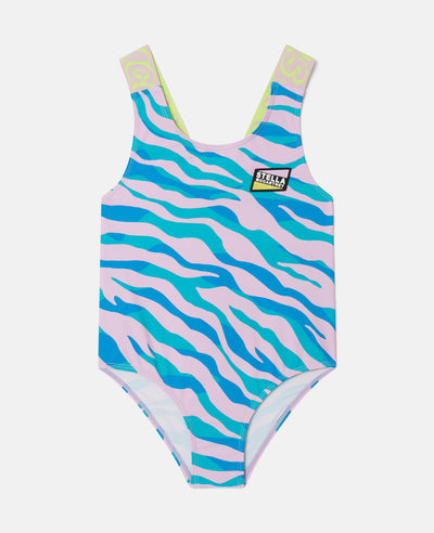 Stella McCartney Kids - Zebra Print Swimsuit