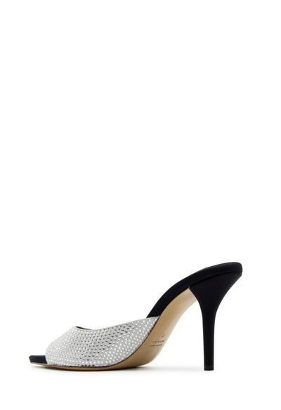 GIABORGHINI PERNI 04 UNI STRASS SILVER/BLACK