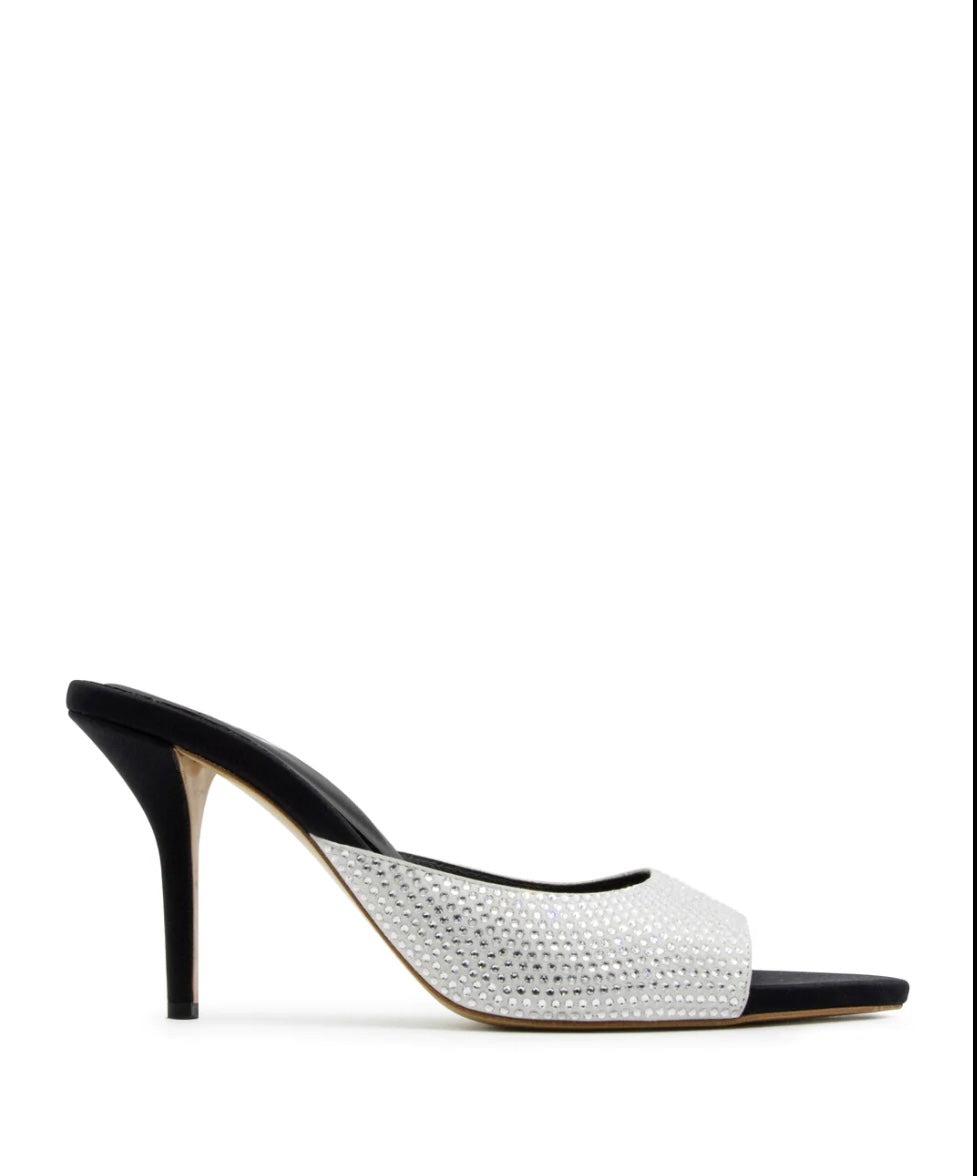GIABORGHINI PERNI 04 UNI STRASS SILVER/BLACK