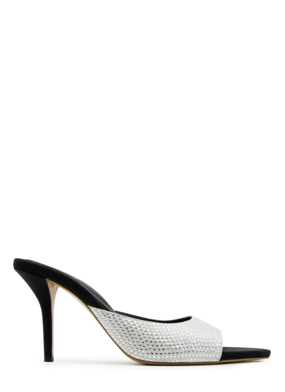 GIABORGHINI PERNI 04 UNI STRASS SILVER/BLACK