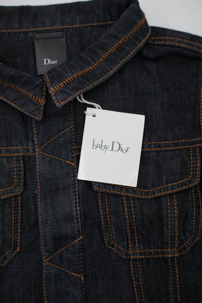 Baby Dior – Blue Denim Vest