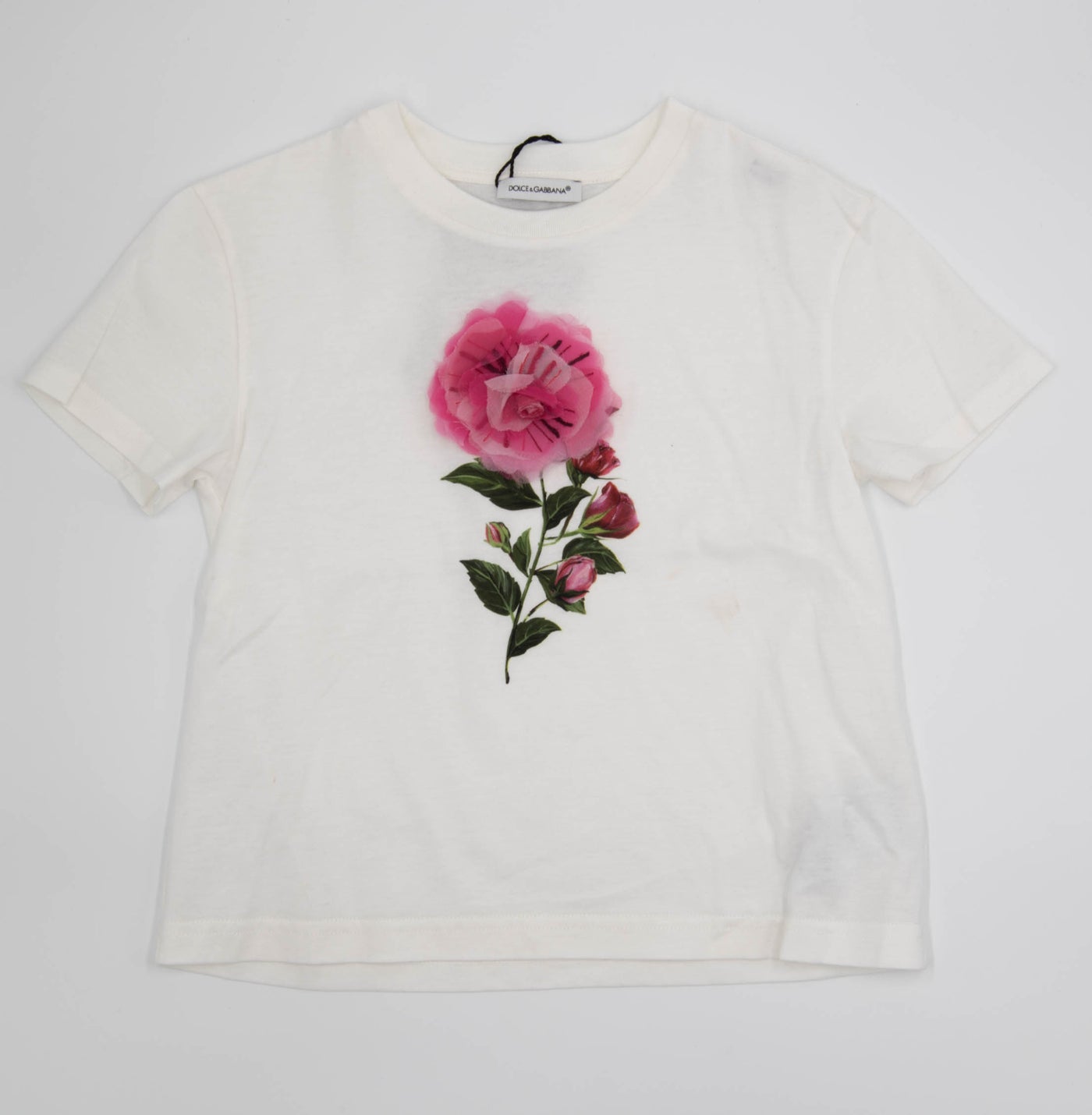 Dolce & Gabbana – T-Shirt with Roses