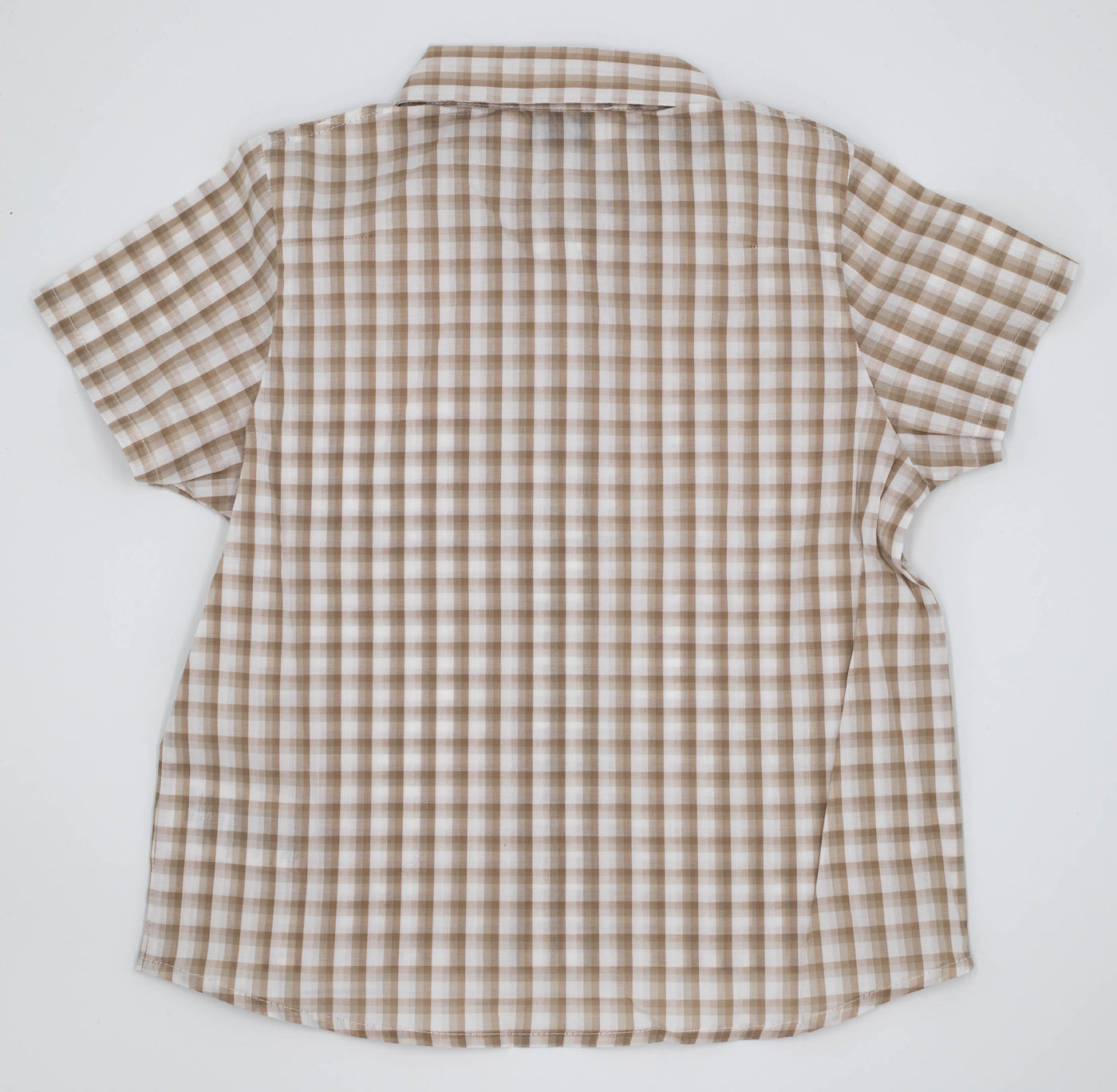 Baby Dior – Boys Shirt Beige Caro
