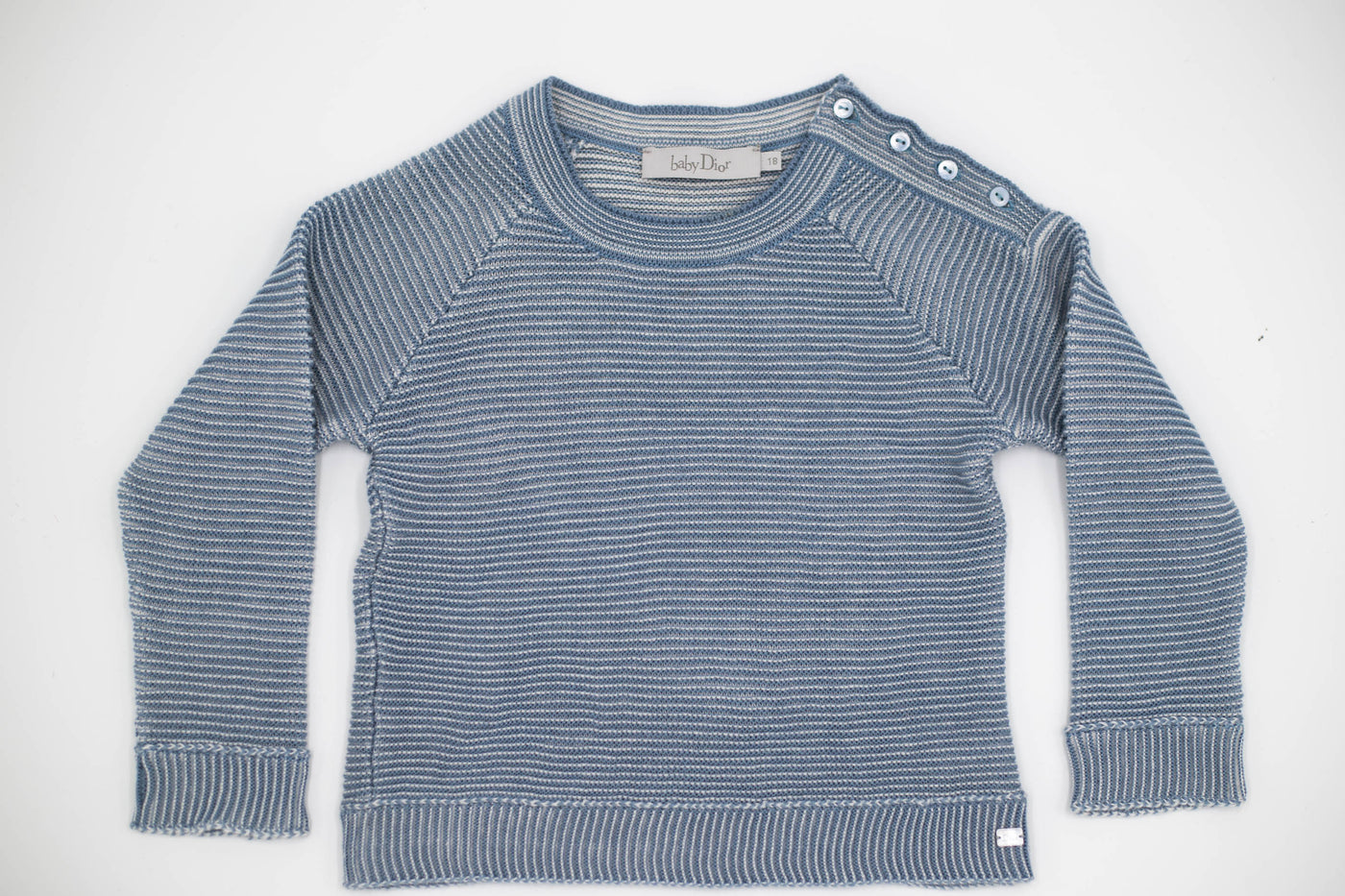 Baby Dior - Sweater Blue Bi-color