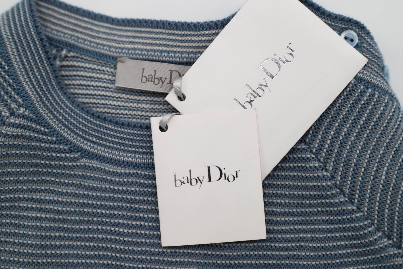 Baby Dior - Sweater Blue Bi-color