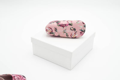 Dolce & Gabbana – Girls Pink Ballerinas with Bow Detail and Roses