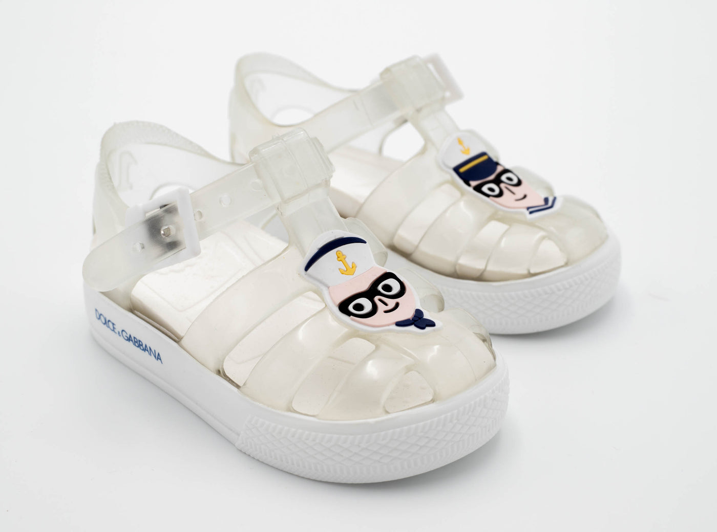 Dolce & Gabbana – Sandals Transparent White Beachwear