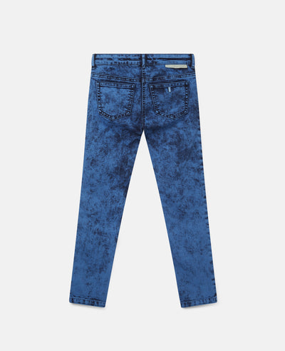 Stella McCartney Kids - Acid Dye Wash Denim Pants