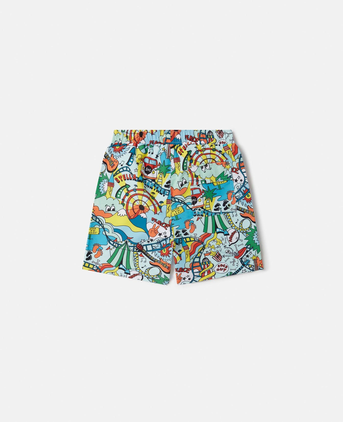 Stella McCartney Kids - Rollercoaster Print Swim Shorts
