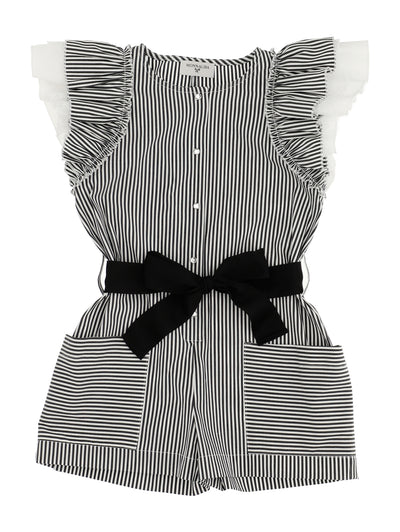 Monnalisa - Jumpsuit with striped shorts