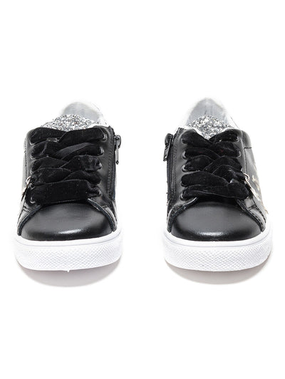 Monnalisa - Stay wild glittery sneakers