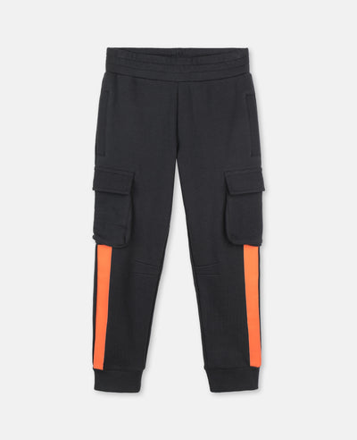 Stella McCartney Kids - Joggers with orange tape