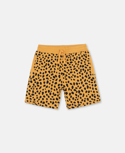 Stella McCartney Kids - Cheetah Dots Cotton Shorts