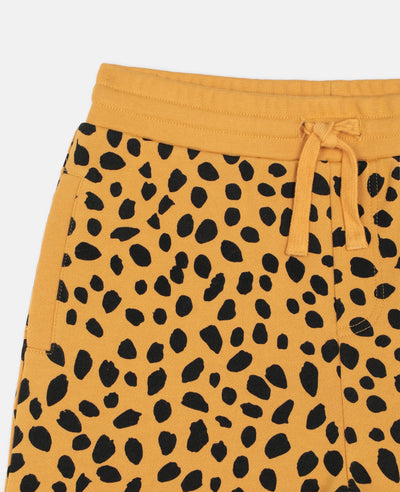 Stella McCartney Kids - Cheetah Dots Cotton Shorts