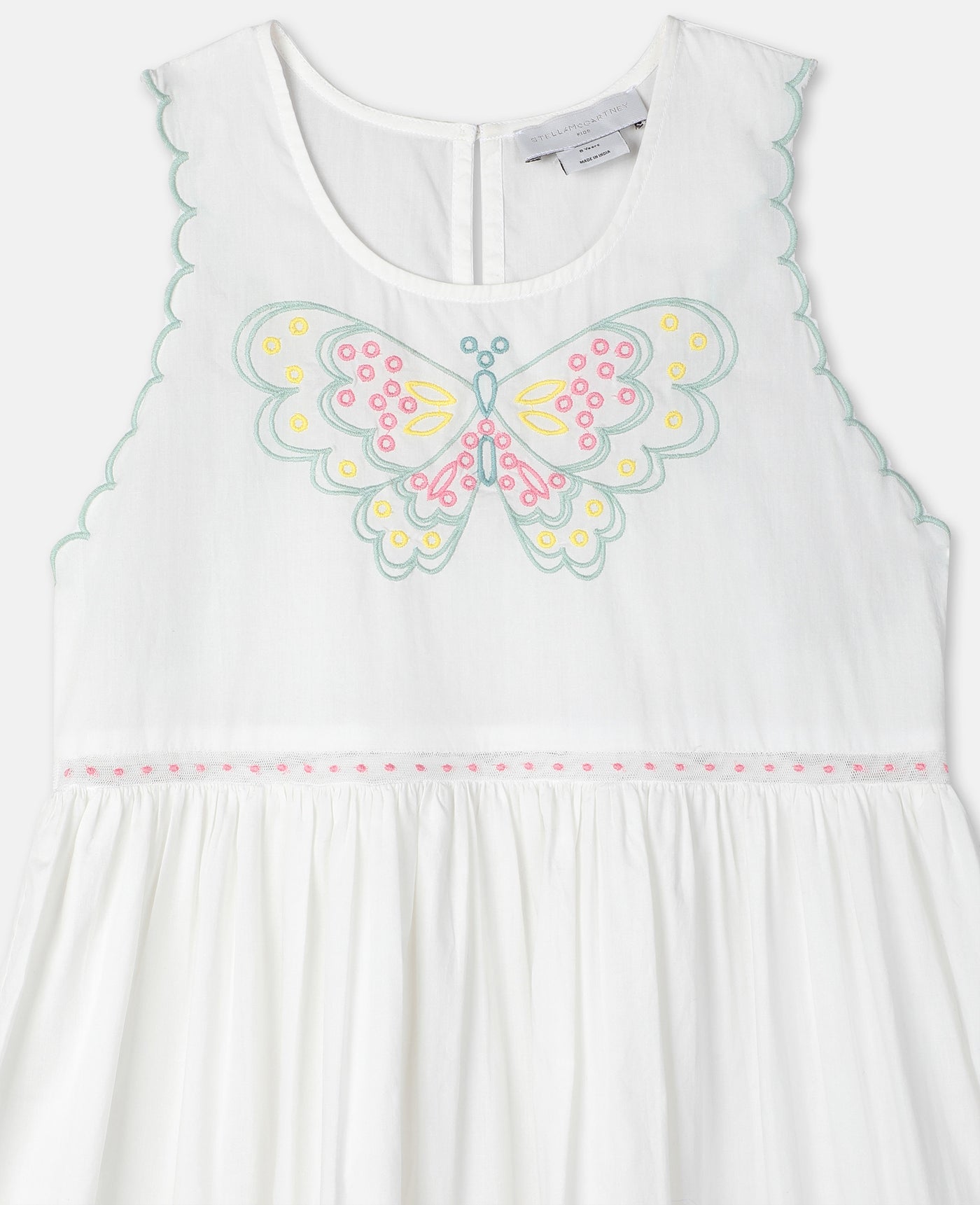 Stella McCartney Kids - Embroidered Butterfly Cotton Dress