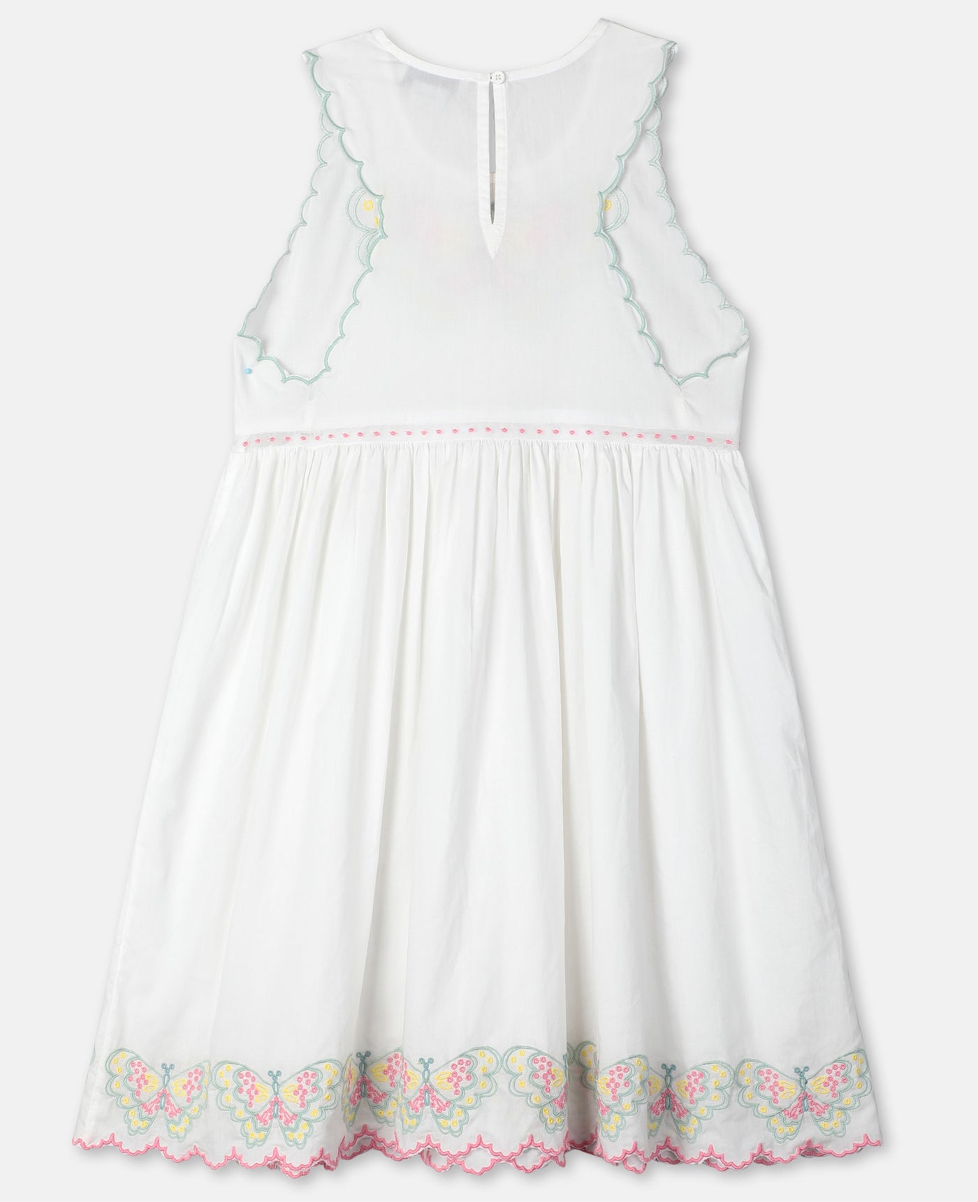 Stella McCartney Kids - Embroidered Butterfly Cotton Dress