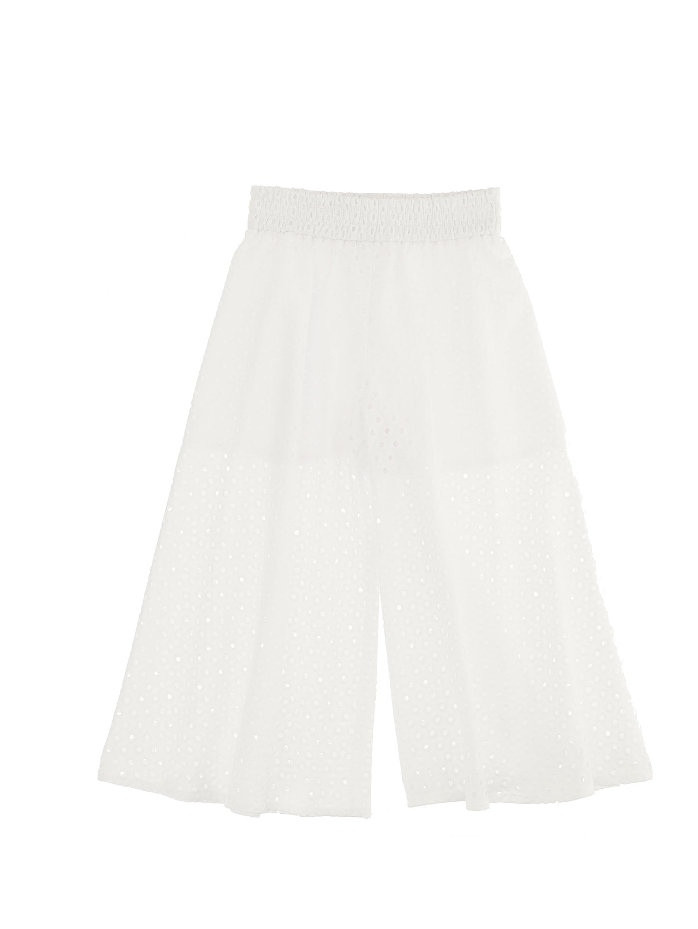 Monnalisa - Broderie anglaise lace trousers