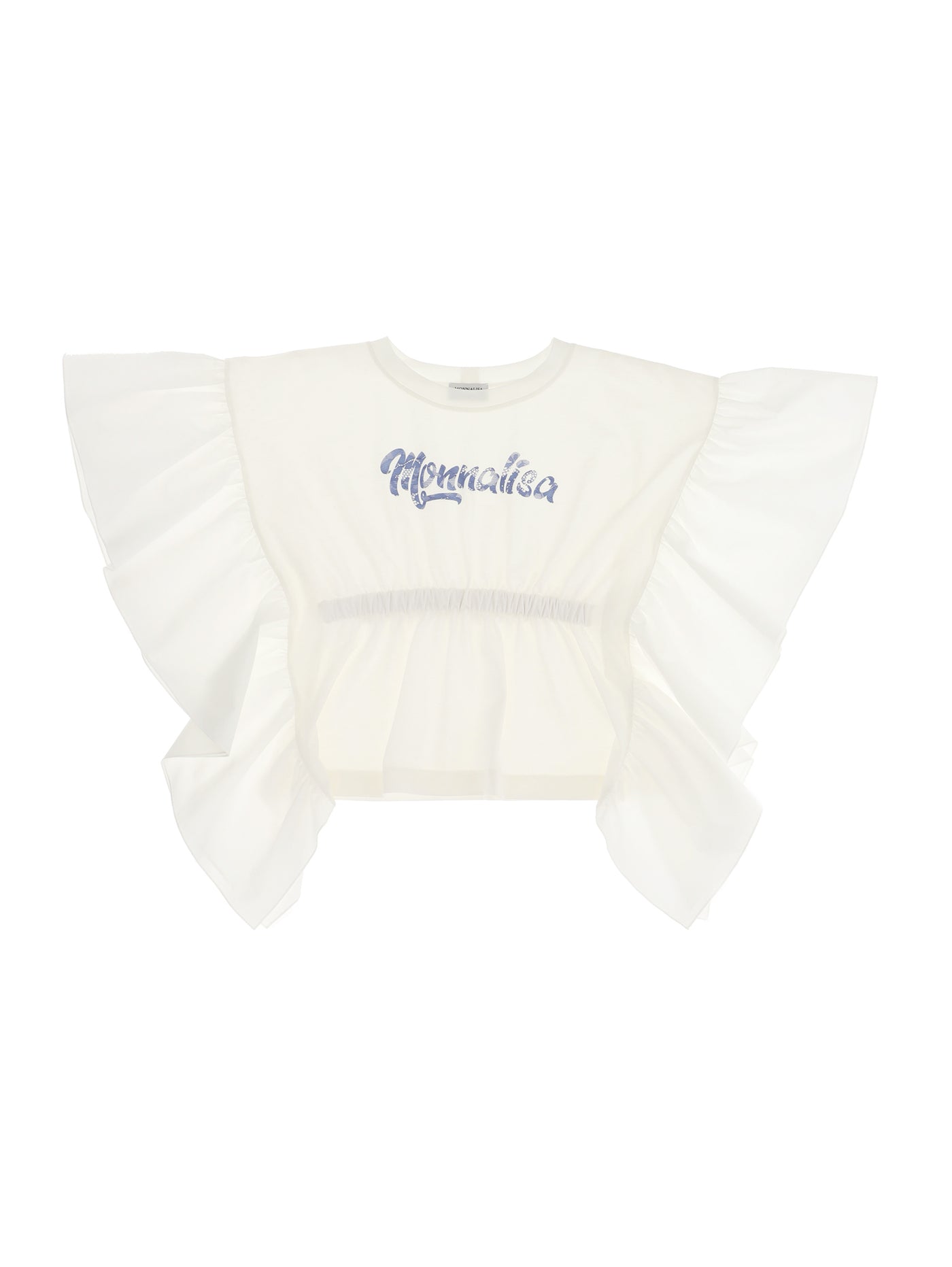 Monnalisa - Jersey Top with Rouches