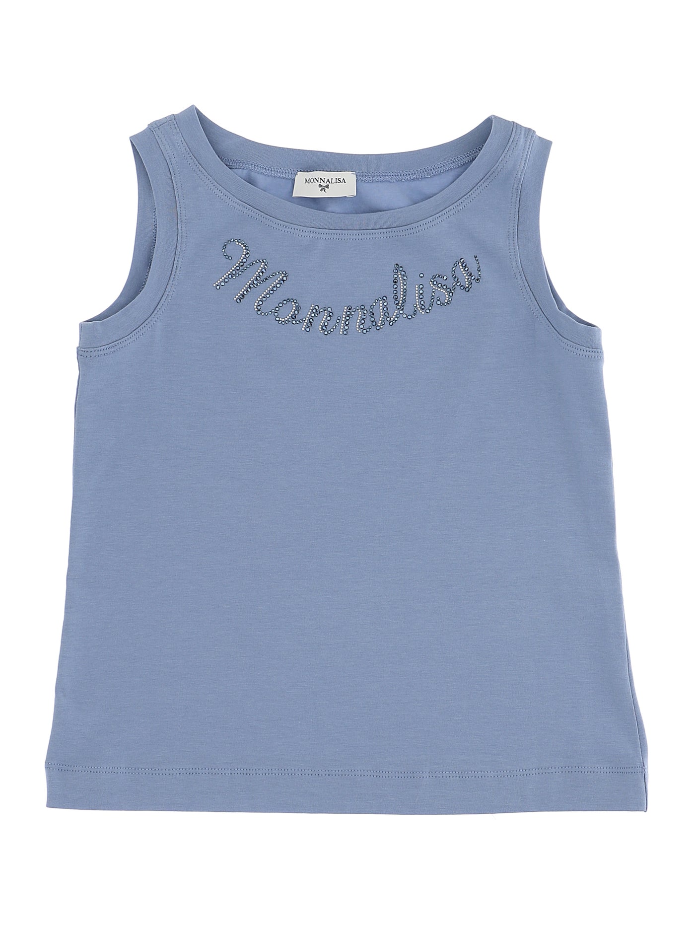 Monnalisa - Logo Jersey Tank Top