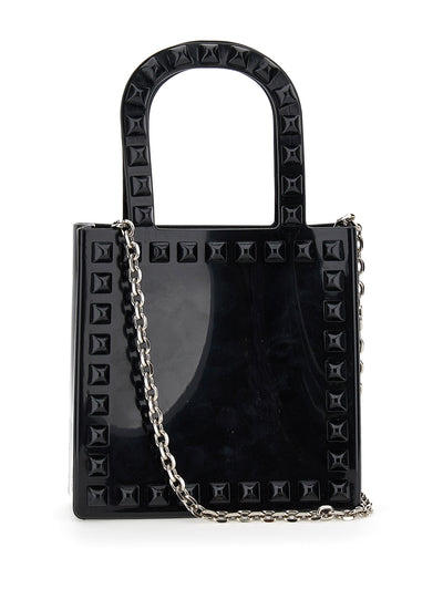 Monnalisa - PVC shopper-style minibag