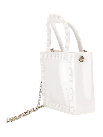 Monnalisa - PVC shopper-style minibag