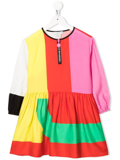 Stella McCartney Kids - Colour-block skater dress