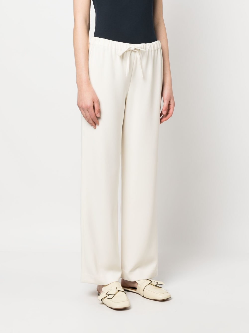 Theory Drawstring wide-leg trousers