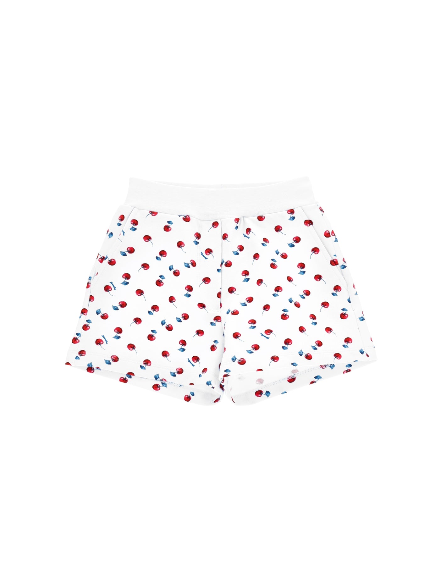 Monnalisa - Cherry print cotton shorts